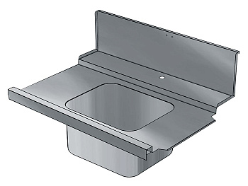 PREWASH INFILL TOP+BOWL R&gt L 1000-HOOD T. (Code 865317)