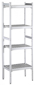 ALUM.LINEAR SHELV.-POLY.TIERS-475X950MM (137033)