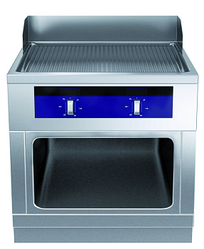 Modular Cooking Range Line thermaline 90 - Full Module Freestanding Electric Fry Top, 1 Side, H=700 - H3 -Marine (Code 589839)