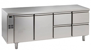 Electrolux Professional HB2P4CR KÜHLTI. 2 TÜ. + 4 SCHUBL 1/2, -2+10°, ZK (Code 728299)