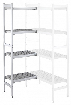 ALUM.CORNER SHELV.-POLY.TIERS-373X922MM (137053)