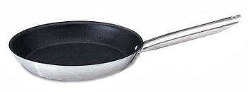 S/S INDUCTION PAN+S/S HANDLE D=200MM (Code 653596)