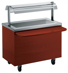 Electrolux Professional FSV11F3C KÜHLTISCH, KÜHLWANNE, 3 GN, KIRSCHE 1125 (Code 320138)