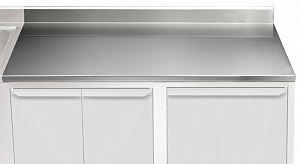 Electrolux Professional TPLA19A WORK TOP WITH UPSTAND 1900MM (121158)