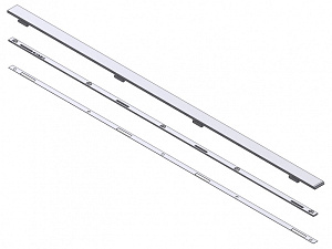 Electrolux Professional ENDRM80BSL ENDRAIL KIT, THERMALINE 80,BS (L) 12.5MM (Code 913204)