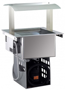 Electrolux Professional DI2RWVO EINBAU-UMLUFTKÜHLWANNE.+ AUFSATZ 2 GN (Code 340264)