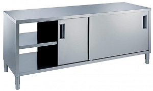 Electrolux Professional MTND1600P WORKTOP CUPB.PASSTH+SHELF+SLIDING D.1600 (132672)