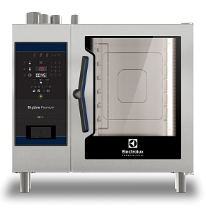 Electrolux Professional ECOG61B2G1 SkyLine Premium SKYLINE PREMIUM OFEN 6 GN 1/1 - GAS - BOILER CRNIMO 1.4401 (Code 217890)