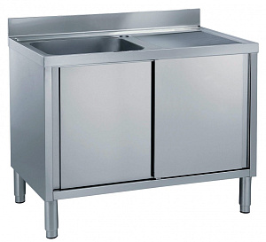 Electrolux Professional ML1S1217R SPÜLENSCHR.1 BECKEN 500X500,ABL.RE. 1200 (Code 133037)