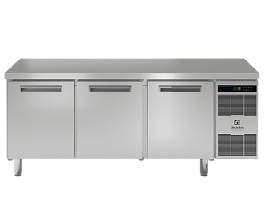 Electrolux Professional BPLEF3NL Patisserie Linie 3-türige Gefriertheke, 600x400 mm Gitterrost, -10-24°C, AISI 304 (Code 728976)