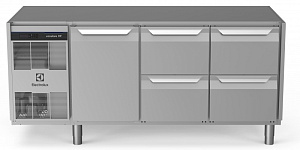 Electrolux Professional EH3H7ABB REFRIGER.COUNTER 440LT 1DR 4DRAW NO TOP (Code 710044)