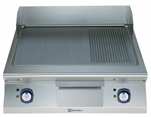 Electrolux Professional E9FTEHSP00 EL.FRYTOP SMOOTH+RIBBED SLOPED 800MM (Code 391070)
