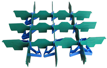 GREEN SEPARATOR FOR 16 TILTED GLASSES (Code 864229)