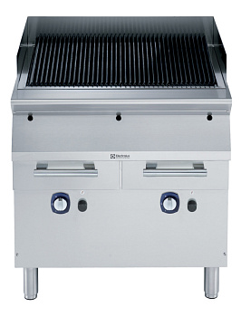 Electrolux Professional E9JJATBAMEI Modulare Großküchengeräteserie 900XP Gasgrill, Vollmodul-Standgerät 800mm (Code 391620)