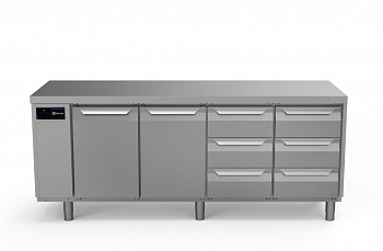 Electrolux Professional EH4RRAACC REFR.COUNTER 590LT 2DR 6x1/3DRAW REMOTE (Code 710084)