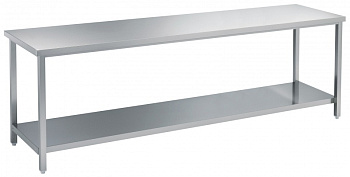 WORK TABLE WITH SHELF 1700 MM (132403)