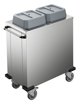 Service Trolleys Plate Dispenser Trolley, 2 cylinders - Ø180-300 mm (Code 341185)