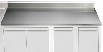 Electrolux Professional TPLA20A ARBEITSPLATTE M. AUFKANTUNG 2000 MM (Code 121158)