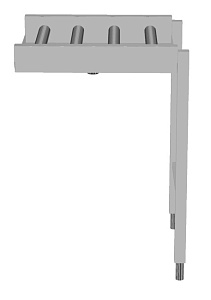 Electrolux Professional HSLRC6 Handling System for Dishwasher Conveyor, long rollers (Code 865192)