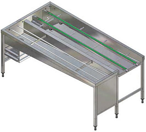 Electrolux Professional HSSA4LR AUTOM.STAPELTISCH,4 KÖRBE.,L>R,2130 MM (Code 865063)