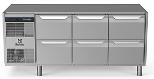 Electrolux Professional EH3H7FFF Digital Undercounter ecostore HP Premium Refrigerated Counter - 440lt, 6 Drawers - No Top (Code 710143)