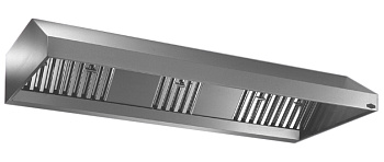 304 S/S WALL HOOD+FILTERS 3600X1400MM (642172)