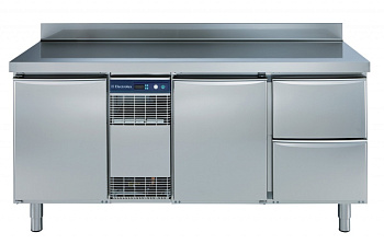 REFR.COUNTER 440LT,2DOORS,2DRAWERS,UPST. (Code 726564)
