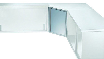 Standard Preparation Corner Wall Cupboard with 1 Hinged Door (Code 132829)