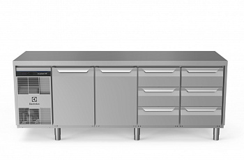 REFR.COUNTER 590LT 2DR 6x1/3DRAWER (Code 710082)