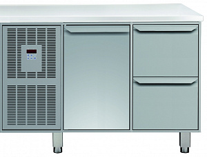 Electrolux Professional TRES2VC27T REFRIGERATED CUPB.1DOOR+2DRAWERS 1310MM (Code 121947)