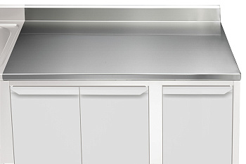 Electrolux Professional TPLA13A ARBEITSPLATTE M. AUFKANTUNG 1300 MM (Code 121139)