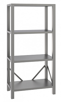 Stainless Steel Preparation 970 mm Stainless Steel Shelving with 4 Solid Shelves (Code 132945)