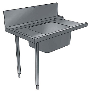 Electrolux Professional BHHPT6B12L PREWASH TABLE+BOWL(600X500)L>R 1200-HOOD (Code 865315)