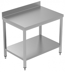 Electrolux Professional LSGTG1010E WORK TABLE 1000 MM+UPSTAND+LOWER SHELF (Code 134093)