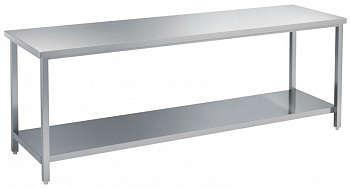 WORK TABLE WITH SHELF 1600 MM (132402)