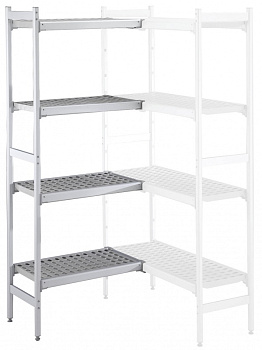 Electrolux Professional ACS1094 ALUM.CORNER SHELV.-POLY.TIERS-373X1098MM (Code 137054)