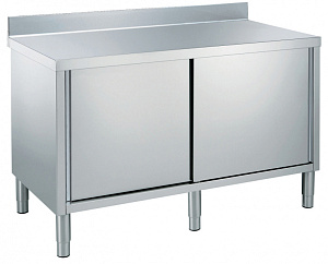 Electrolux Professional MS1617N Eco Preparation 1600 mm Worktop Cupboard with Upstand (Code 132865)