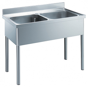 Electrolux Professional LG1225E SINK UNIT 2 BOWLS 1200 MM (133567)