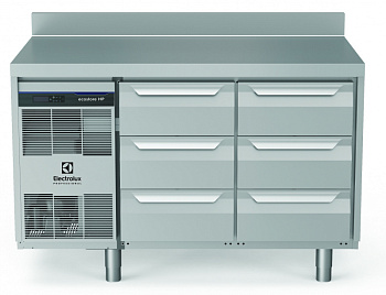Digital Undercounter ecostore HP Premium Refrigerated Counter - 290lt, 6x1/3 Drawers with upstand (Code 710138)