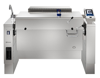 Gas Tilting Pressure Braising Pan, 170lt Hygienic Profile, External control panel, Freestanding with CTS (Code 586293)