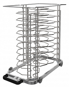 Electrolux Professional BARAW51PL1021 Banquet rack with wheels holding 51 plates for 10 GN 2/1 oven and blast chiller freezer, 75mm pitch (Code 922650)