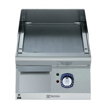 ELECTRIC  FRY TOP-SMOOTH PLATE 400 MM-BRUSHED CHROME (CODE 371325)