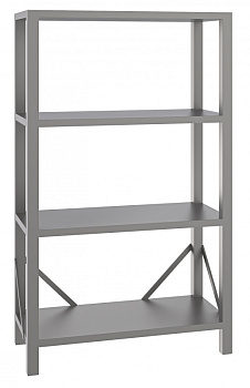 Stainless Steel Preparation 1770 mm Stainless Steel Shelving with 4 Solid Shelves (Code 132946)