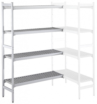 Electrolux Professional CLS1840 ALUM.CORNER SHELV.-POLY.TIERS-475X1844MM (Code 137082)