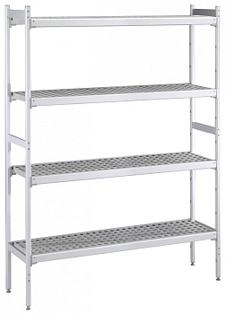 Electrolux Professional ALS2224 ALUM.LINEAR SHELV.-POLY.TIERS-373X2224MM (Code 137025)