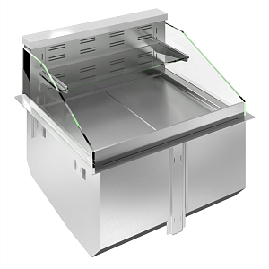 Electrolux Professional D13R2 DROP-IN REMOTE, REFRIGERATED WELL, VENTILATED, 1 REF.SHELF AND 1 NEUTRAL SHELF, 2GN (CODE 341103)