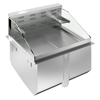 DROP-IN REMOTE, REFRIGERATED WELL, VENTILATED, 1 REF.SHELF AND 1 NEUTRAL SHELF, 2GN (CODE 341103)