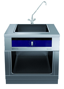 Electrolux Professional MCBBEAH1DM Modular Cooking Range Line thermaline 90 - Electric Bain Marie, 2/1GN, Rear Tap, 1 Side-Marine (Code 589821)