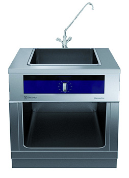 Modular Cooking Range Line thermaline 90 - Electric Bain Marie, 2/1GN, Rear Tap, 1 Side-Marine (Code 589821)