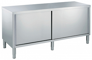 Standard Preparation 2000 mm Worktop Cupboard with Shelf and Sliding Doors (Code 132775)